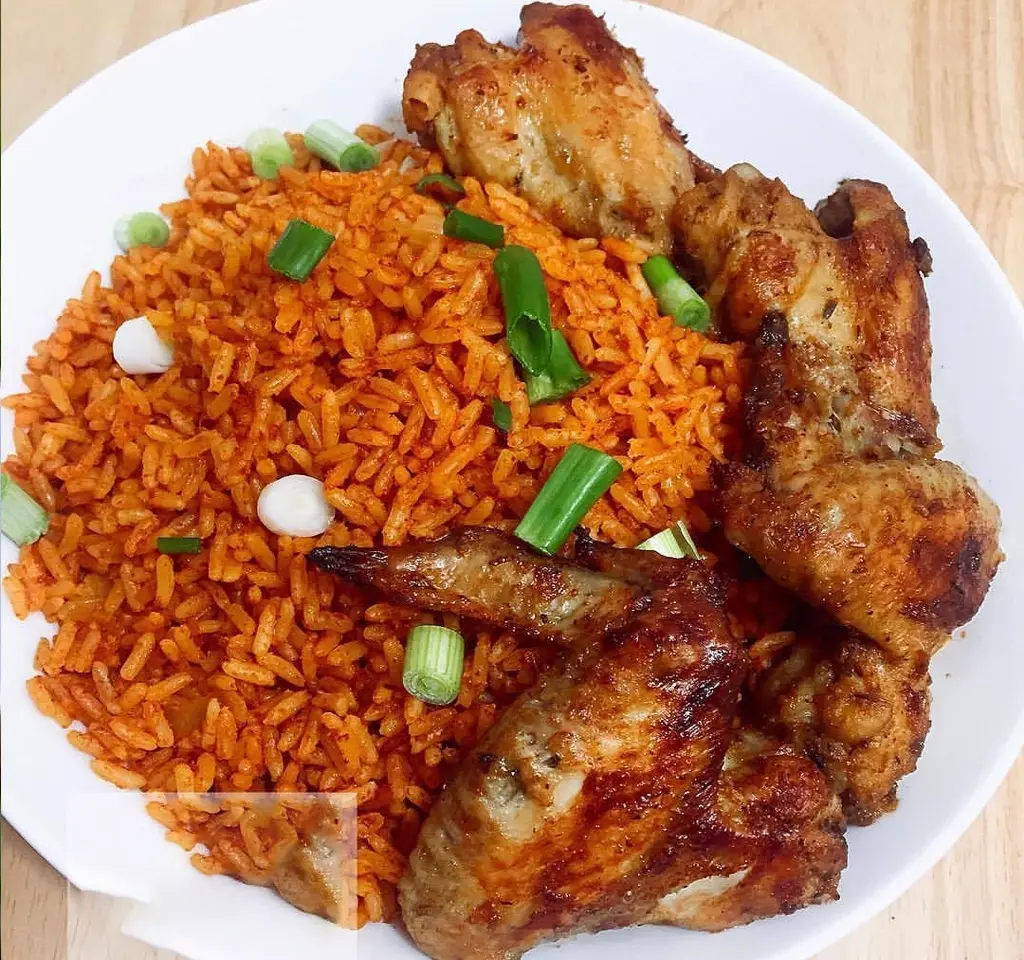 Jollof Rice with Chicken