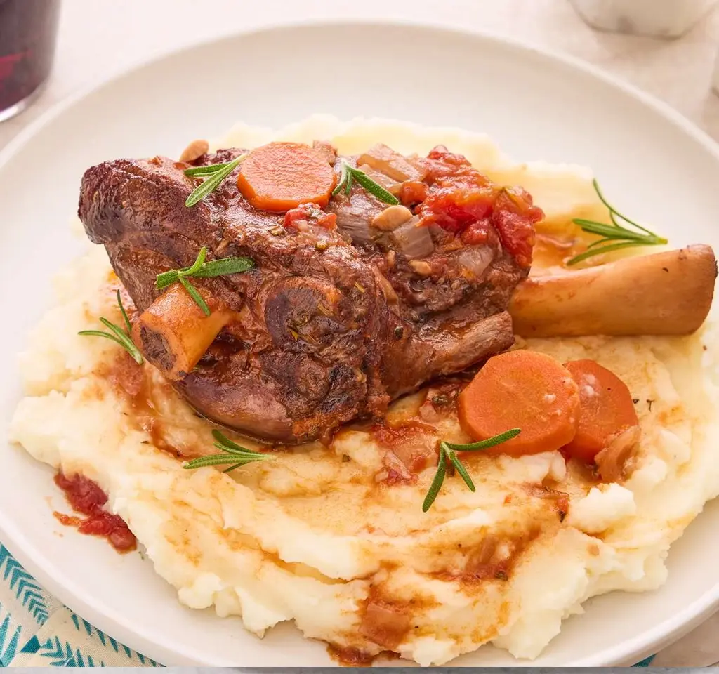 Slow Cooked Lamb Shanks